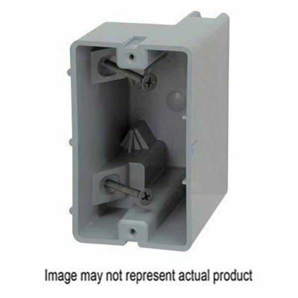 Madison Electric Products. Electrical Box, 22.5 cu in, Device Box, 1 Gang, Rectangular MSB22+